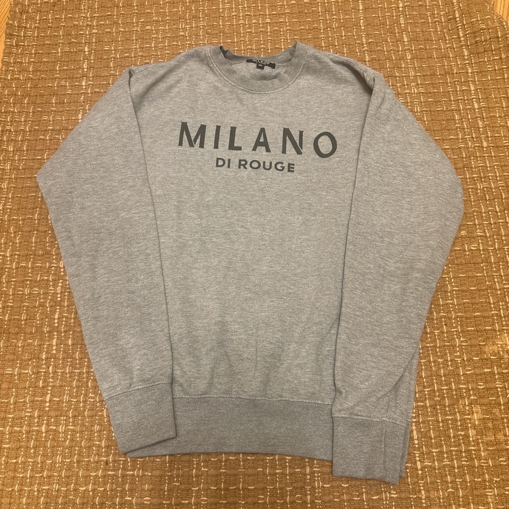 Milano Di Rouge Gray Sweatshirt